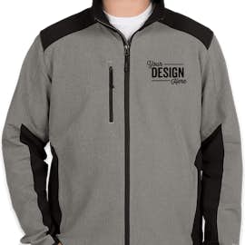 The North Face Tech Stretch Soft Shell Jacket - Color: Medium Grey Heather / Black