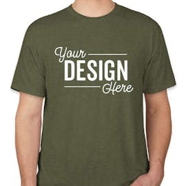 Next Level USA-Made Tri-Blend T-shirt - Color: Military Green