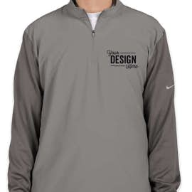Nike Dri-FIT Lightweight Quarter Zip Pullover - Color: Cool Grey / Dark Grey