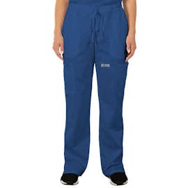Cherokee Workwear Revolution Women's Drawstring Cargo Scrub Pant - Color: Royal