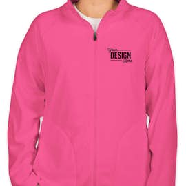 Team 365 Women's Full Zip Microfleece Jacket - Color: Sport Charity Pink