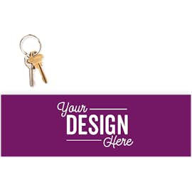 11.5 in. x 3.75 in. Rectangular Bumper Sticker - Color: Plum