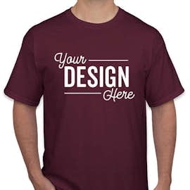 Canada - Gildan 100% Cotton T-shirt - Color: Maroon