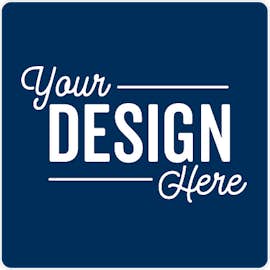Full Color 3 in. Round Corner Square Vinyl Decal - Color: Navy