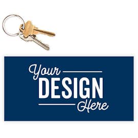 7.5 in. x 3.75 in. Rectangular Bumper Sticker - Color: Navy