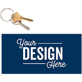 7.5 in. x 3.75 in. Rectangular Bumper Sticker - Color: Navy