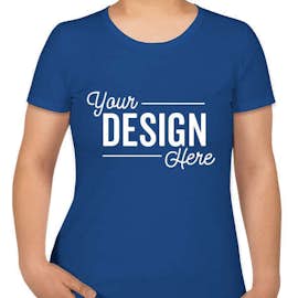 Canada - Fruit of the Loom Women's 100% Cotton T-shirt - Color: Royal