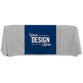 Full Color 7.5' Table Runner - Color: Navy