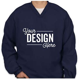 Sport-Tek V-Neck Windshirt - Color: True Navy