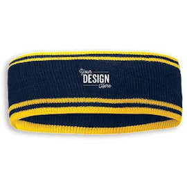 Holloway Homecoming Headband - Color: Navy / Light Gold