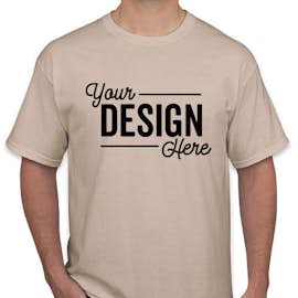 Canada - Gildan 100% Cotton T-shirt - Color: Sand