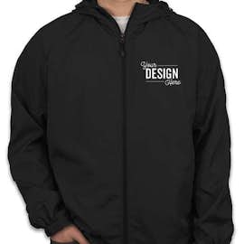 Sport-Tek Full Zip Hooded Jacket - Color: Black