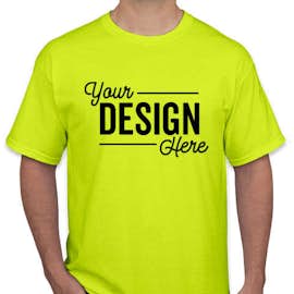 Canada - Gildan 100% Cotton T-shirt - Color: Safety Green