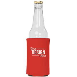 Foldable Bottle Cooler - Color: Burnt Orange
