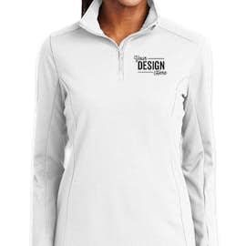 Sport-Tek Women's Sport-Wick Quarter Zip Performance Pullover - Color: White