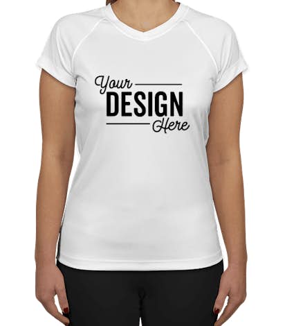 Custom Champion Women S V Neck Performance Shirt Design Women S