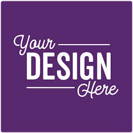 Full Color 3 in. Square Roll Labels (500 per roll) - Color: Team Purple