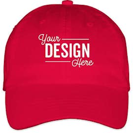 Valucap Bio-Washed Hat - Color: Red