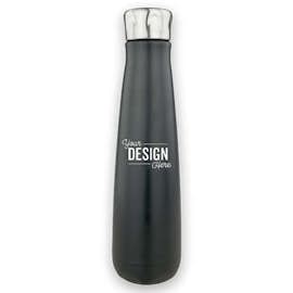 16 oz. Svelte Stainless Steel Insulated Water Bottle - Color: Black
