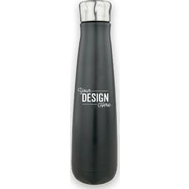 16 oz. Svelte Stainless Steel Insulated Water Bottle - Color: Black