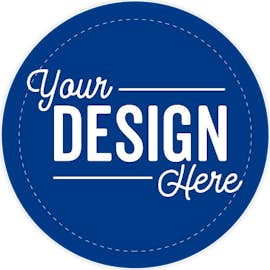 Full Color 2 in. Circle Roll Labels (500 per roll) - Color: Royal Blue