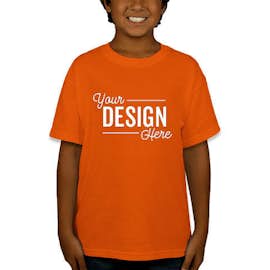Canada - Gildan Youth DryBlend 50/50 T-shirt - Color: Orange