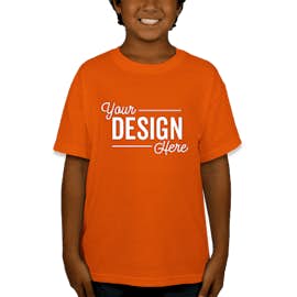 Canada - Gildan Youth DryBlend 50/50 T-shirt - Color: Orange