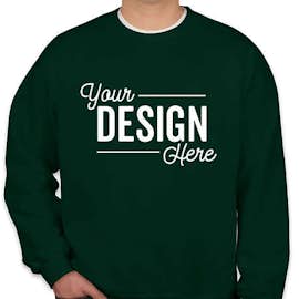 Gildan Midweight 50/50 Crewneck Sweatshirt - Color: Forest