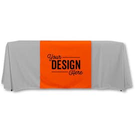 Full Color 7.5' Table Runner - Color: Orange