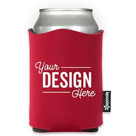 Fancy Edge Foldable Can KOOZIE ® - Color: Red
