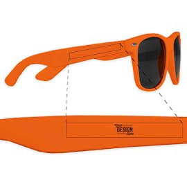Matte Malibu Sunglasses - Color: Orange