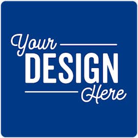 Full Color 3 in. Round Corner Square Vinyl Decal - Color: Royal Blue