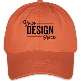 Econscious Organic Baseball Hat - Color: Orange Poppy