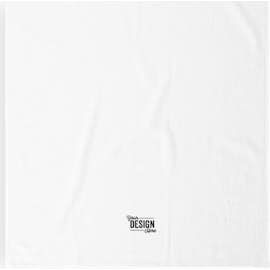 Midweight Embroidered Beach Towel - Color: White