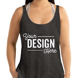 Next Level Women's Festival Side Slit Tank - Color: Charcoal
