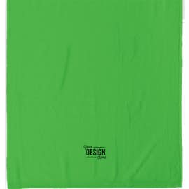 Lightweight Embroidered Beach Towel - Color: Lime Green