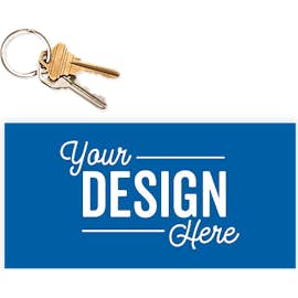 7.5 in. x 3.75 in. Rectangular Bumper Sticker - Color: Blue