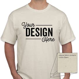 Canada - Gildan 100% Cotton T-shirt - Color: Natural