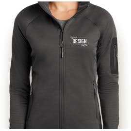 The North Face Women's Mountain Peaks Full Zip Fleece Jacket - Color: Asphalt Grey