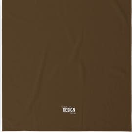 Midweight Embroidered Beach Towel - Color: Chocolate
