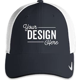 Nike Dri-FIT Mesh Back Hat - Color: Navy / White