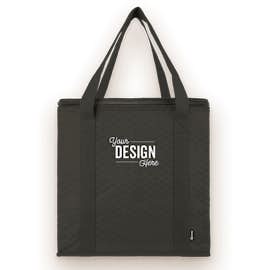 KOOZIE ® Zippered Insulated Grocery Tote - Color: Black