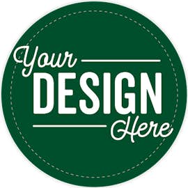 Full Color 2.5 in. Circle Magnet - Color: Forest Green