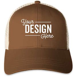 Econscious Organic/Recycled Trucker Hat - Color: Legacy Brown / Oyster
