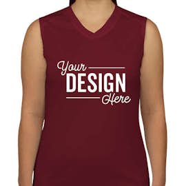 Badger B-Dry Women's Sleeveless Performance Shirt - Color: Cardinal