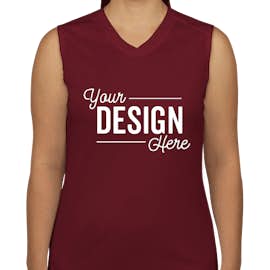 Badger B-Dry Women's Sleeveless Performance Shirt - Color: Cardinal