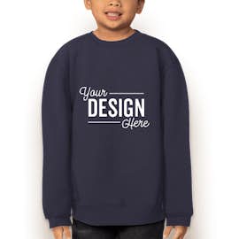 Russell Athletic Youth Dri Power® Crewneck Sweatshirt - Color: Navy