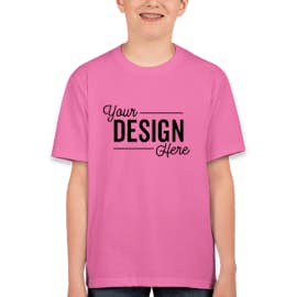 Canada - Fruit of the Loom Youth 100% Cotton T-shirt - Color: Azalea