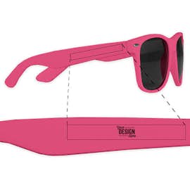 Matte Malibu Sunglasses - Color: Pink