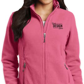 Port Authority Women's Value Fleece Jacket - Color: Pink Blossom